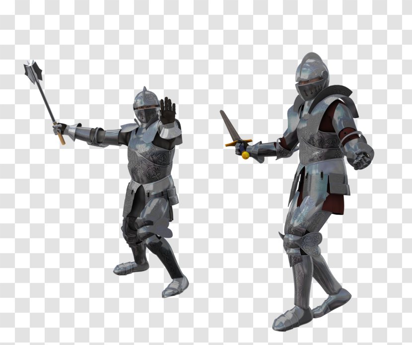 Knight Battle Combat Squire Medieval II: Total War - Action Figure - Fighting Transparent PNG