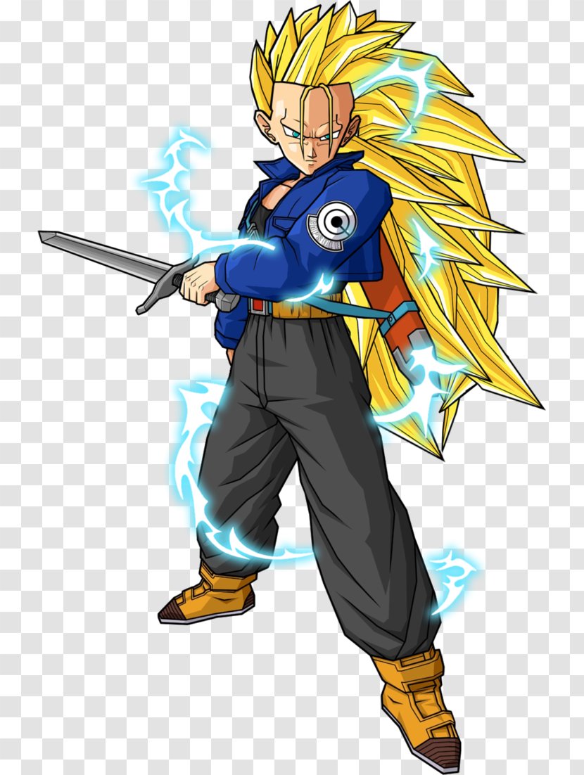 Trunks Super Saiyan Art Ōzaru - Frame - Eq Transparent PNG