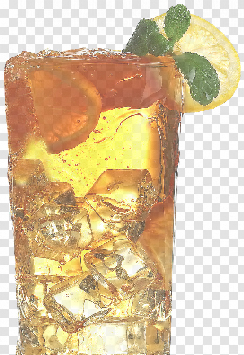 Rum And Coke Long Island Iced Tea Highball Juice Cocktail Garnish Transparent PNG