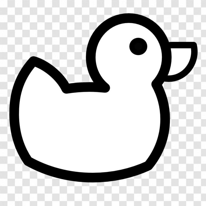 Duck Clip Art - Line - Rubber Ducky Transparent PNG