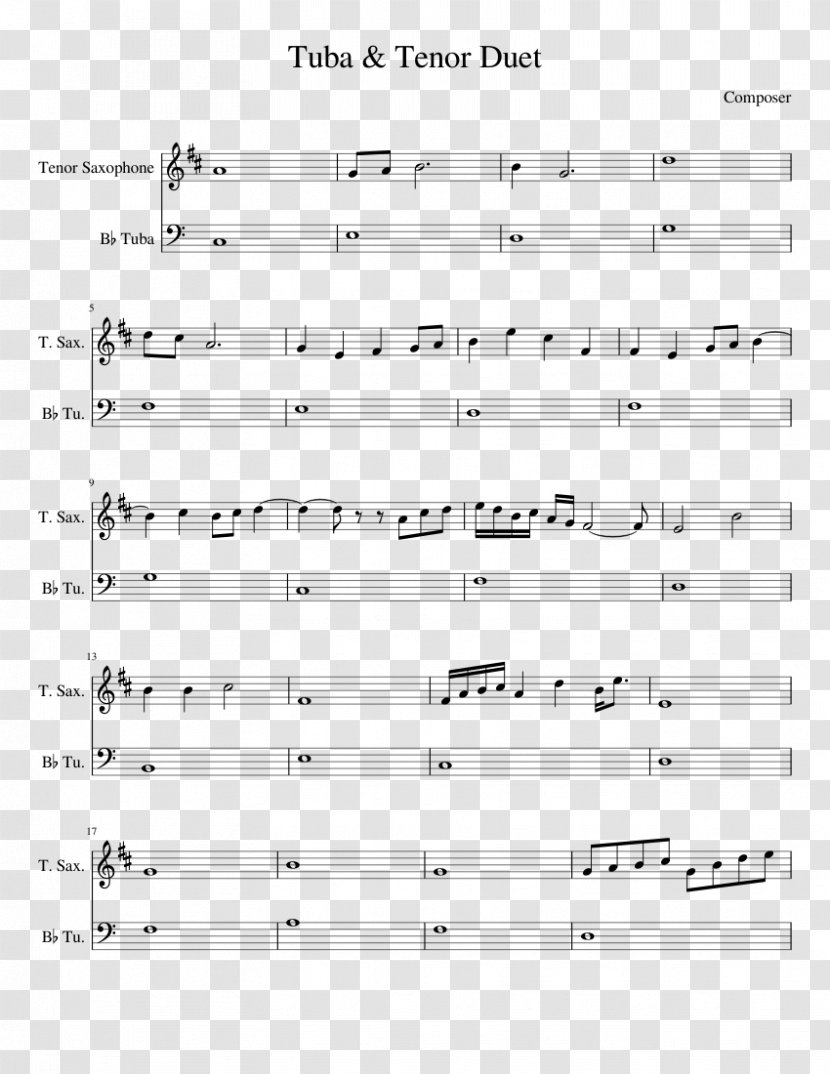 Tenor Saxophone La Vie En Rose Alto Clarinet - Silhouette Transparent PNG