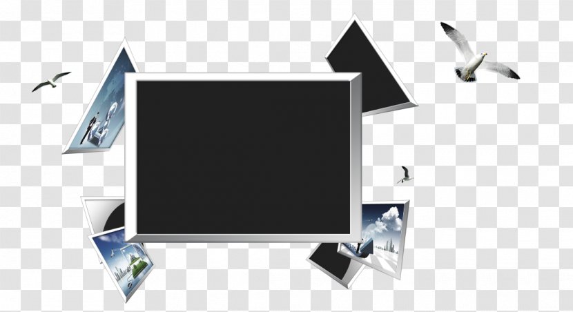 3D Television Film Computer Graphics - 3d - Free TV Projector Pull Material Transparent PNG