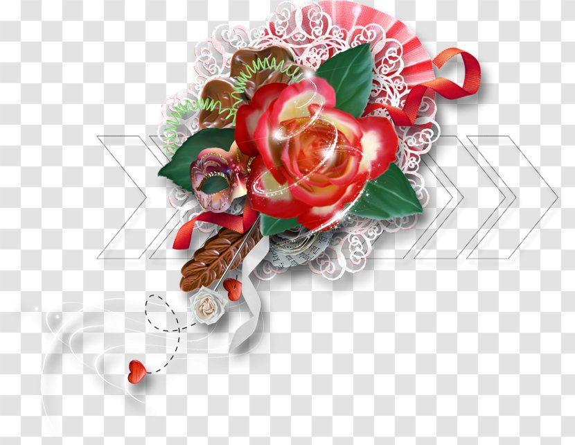 Garden Roses Cut Flowers - Flower Transparent PNG