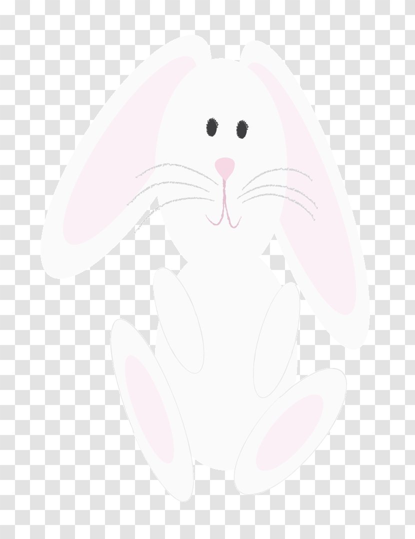 Easter Bunny Cat Vertebrate Hare - Watercolor Rabbit Transparent PNG