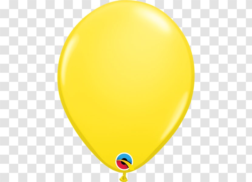 Balloon Yellow Color Party Birthday - Citrine Transparent PNG