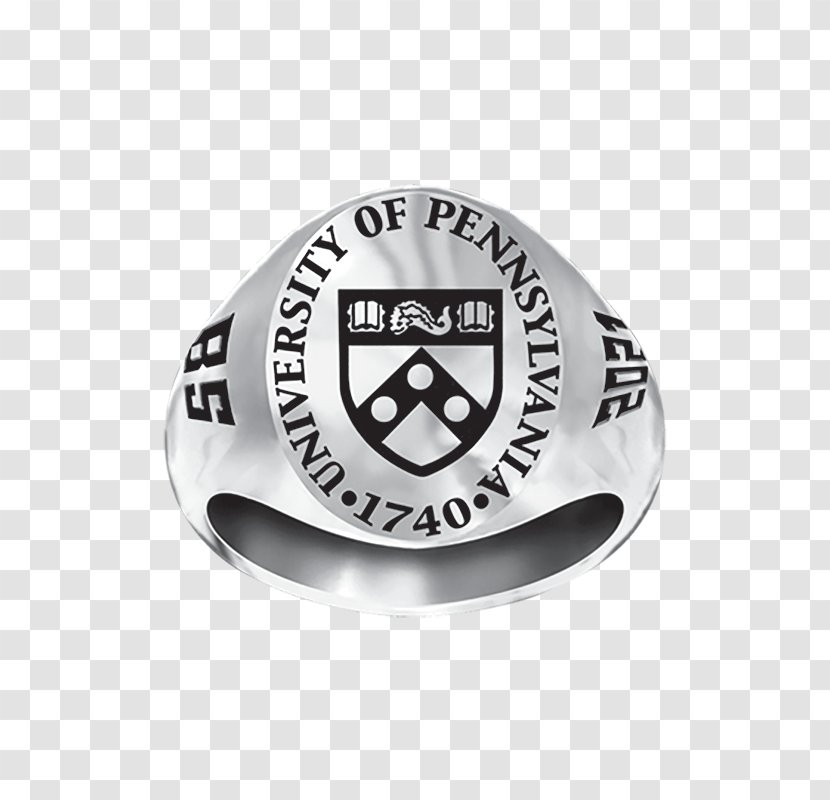University Of Pennsylvania Silver Body Jewellery Emblem - Ring - Penn Transparent PNG