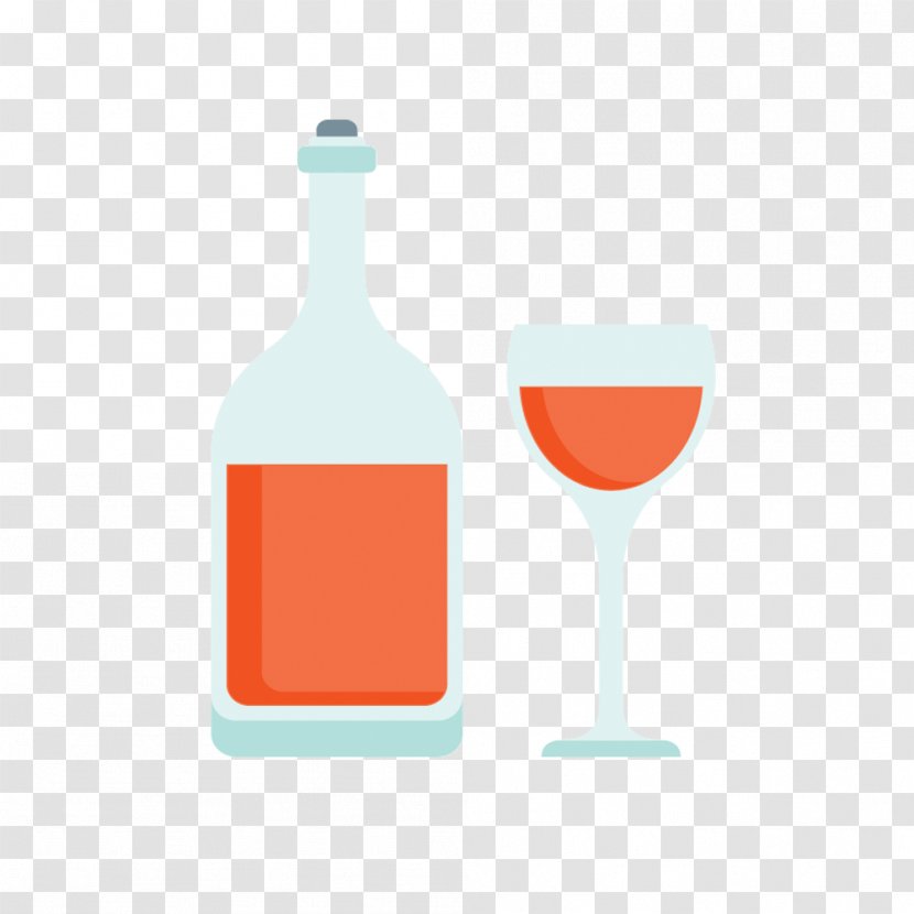 Red Wine Glass - Drinkware - Vector Glasses Free Buckle Material Transparent PNG