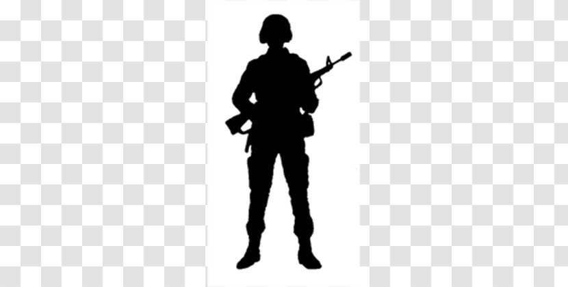 Soldier Silhouette Clip Art - Drawing Transparent PNG