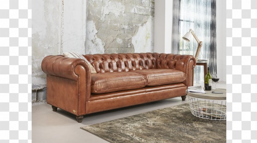Couch Cognac Sofa Bed Bank Living Room - Studio Transparent PNG