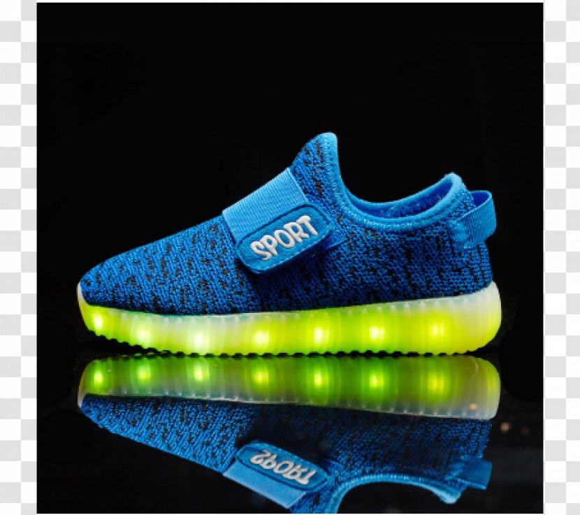 Light Adidas Yeezy Sneakers Shoe Nike - Neon - Shose Transparent PNG