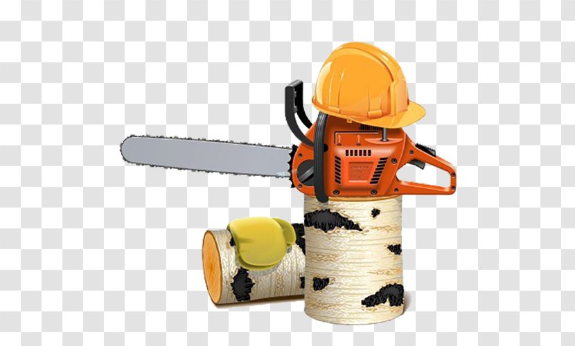 Chainsaw Firewood Stock Photography Illustration - Helmet Transparent PNG