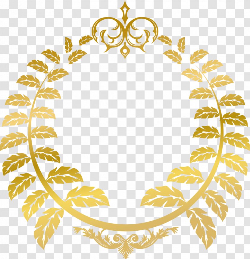 The Golden Vine Sign - Gold - Foil Transparent PNG