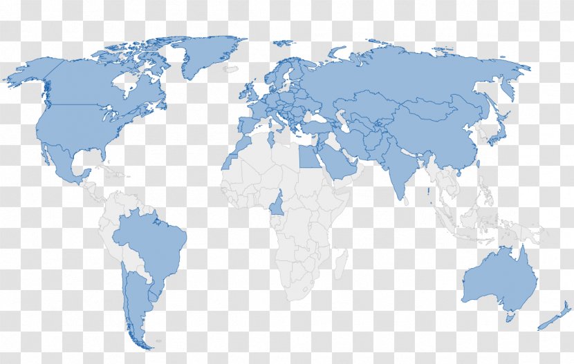 World Map Southern Hemisphere Northern - Earth Transparent PNG