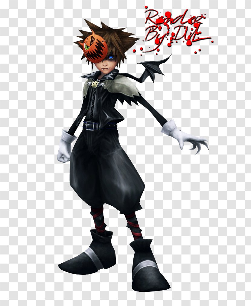 Kingdom Hearts III 358/2 Days Hearts: Chain Of Memories HD 1.5 Remix - Watercolor - Cosplay Transparent PNG