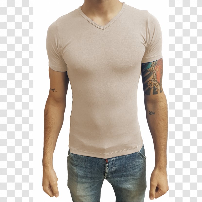 T-shirt Collar Blouse Sleeve - Flower Transparent PNG