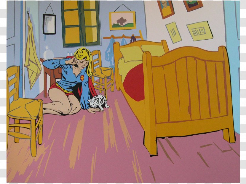 Painting Bedroom In Arles Art - Artwork Transparent PNG