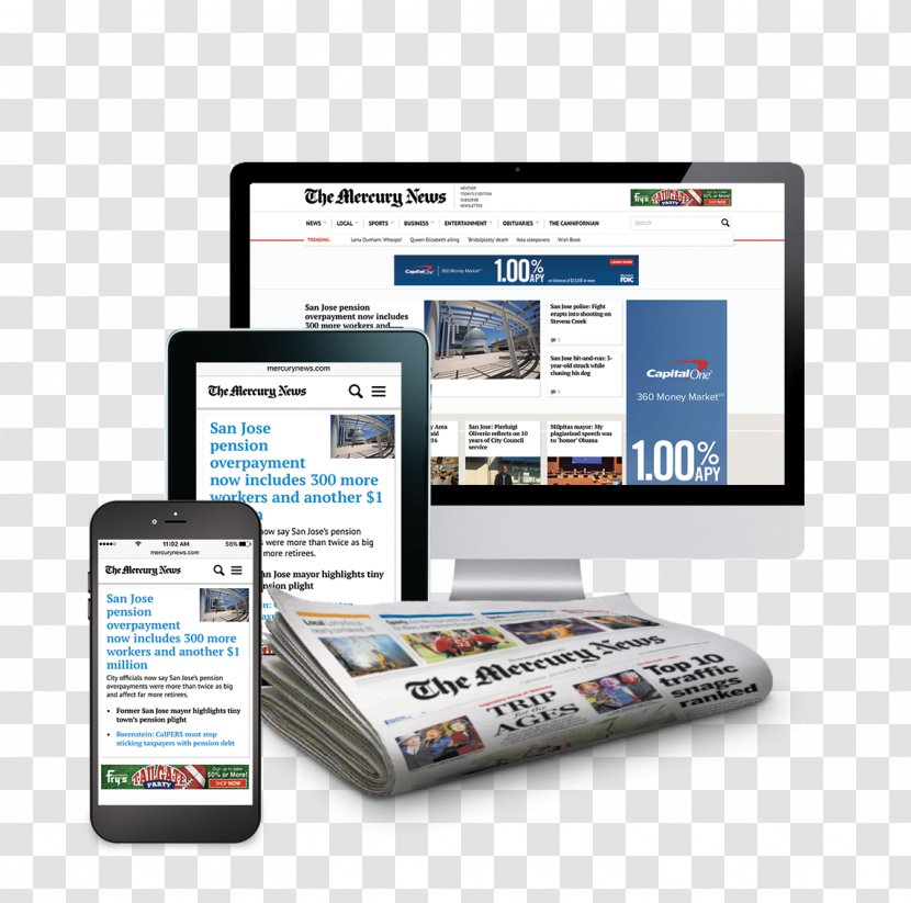 The Mercury News San Jose Bay Area Group Newspaper Digital First Media - Business - Francisco Transparent PNG