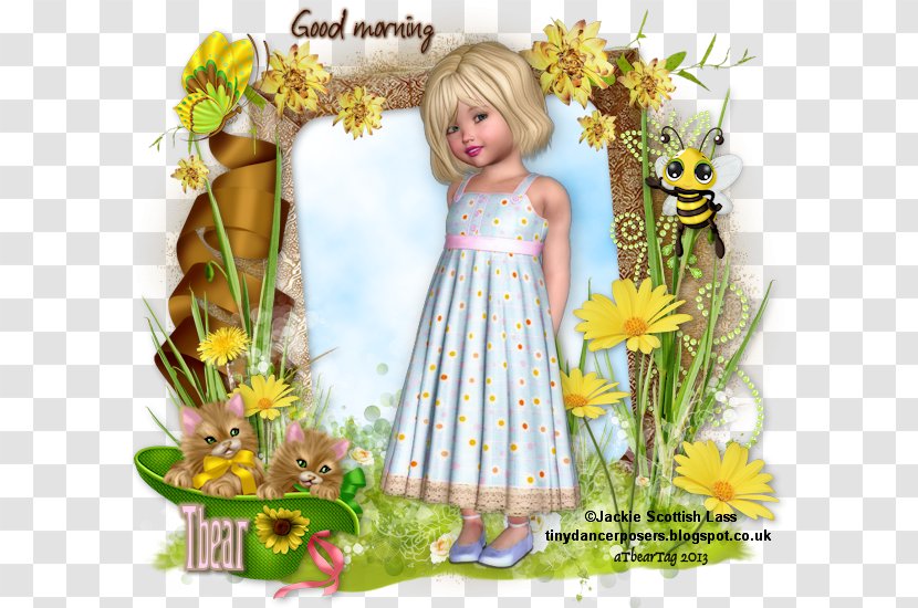 Floral Design Easter Dress Fairy - Grass Transparent PNG