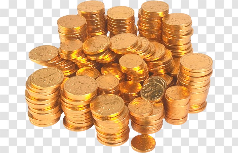 Gold Coin As An Investment Bar Transparent PNG