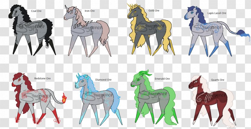Minecraft Mustang Pony Horse Racing Stable - Line Art - Coal Rising Transparent PNG