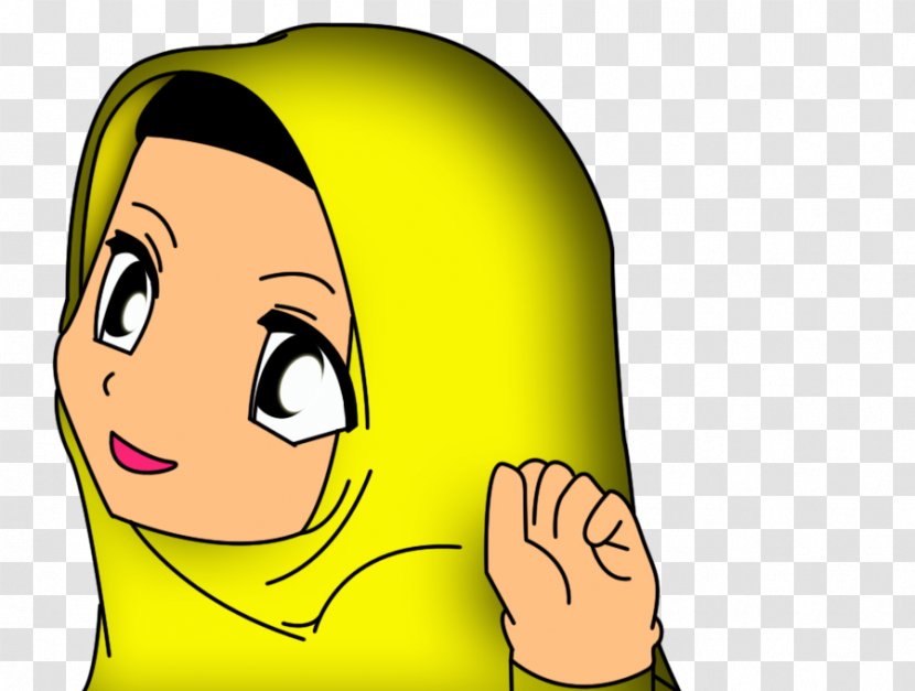 Muslim Cartoon Female Clip Art - Watercolor - Yeay Transparent PNG