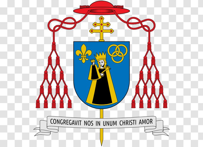 Coat Of Arms Cardinal Santa Lucia Del Gonfalone Crest Escutcheon - Text Transparent PNG