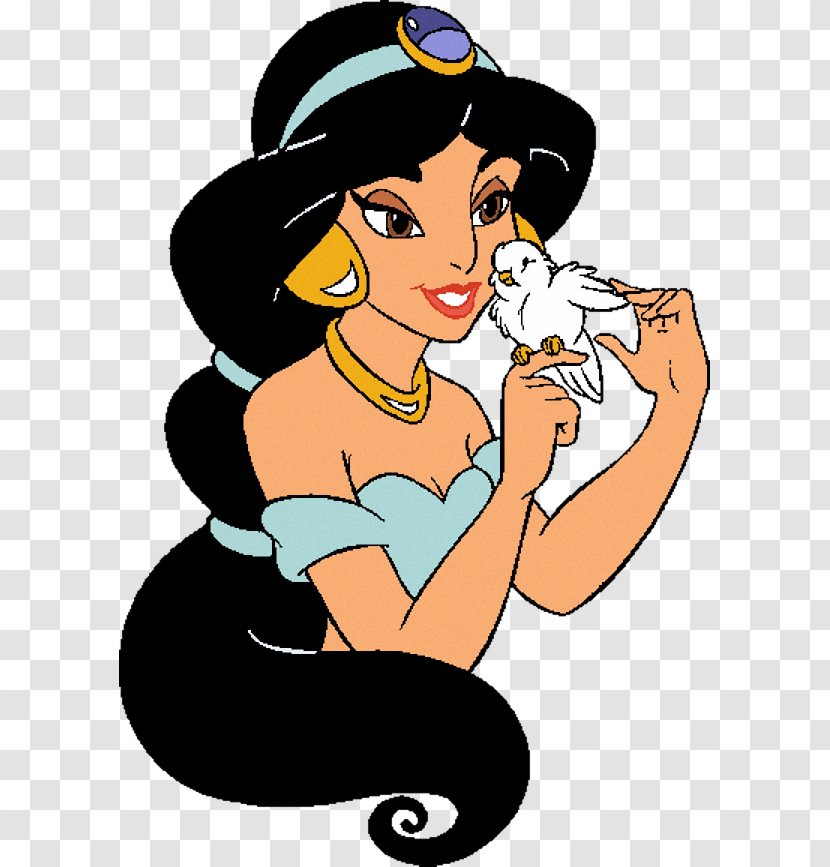 Princess Jasmine Jafar Clip Art - Silhouette Transparent PNG