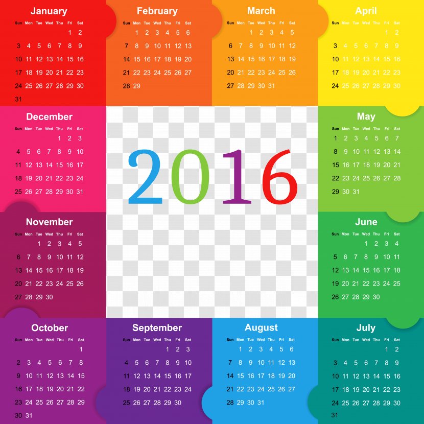 Calendaring Software Color Microsoft Outlook Time - October - Colorful 2016 Calendar Image Transparent PNG