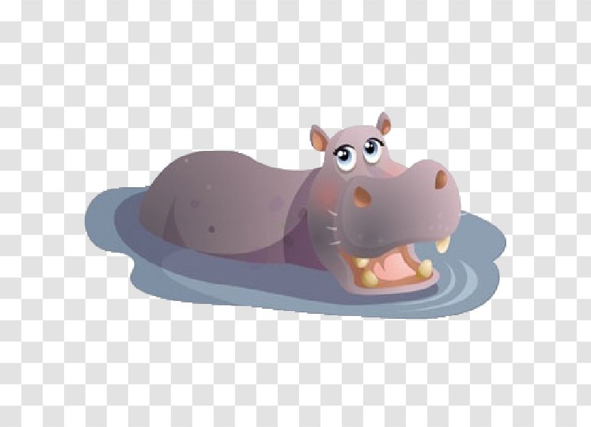 Hippopotamus Rhino Vs. Hippo Cuteness Clip Art - Pig Transparent PNG
