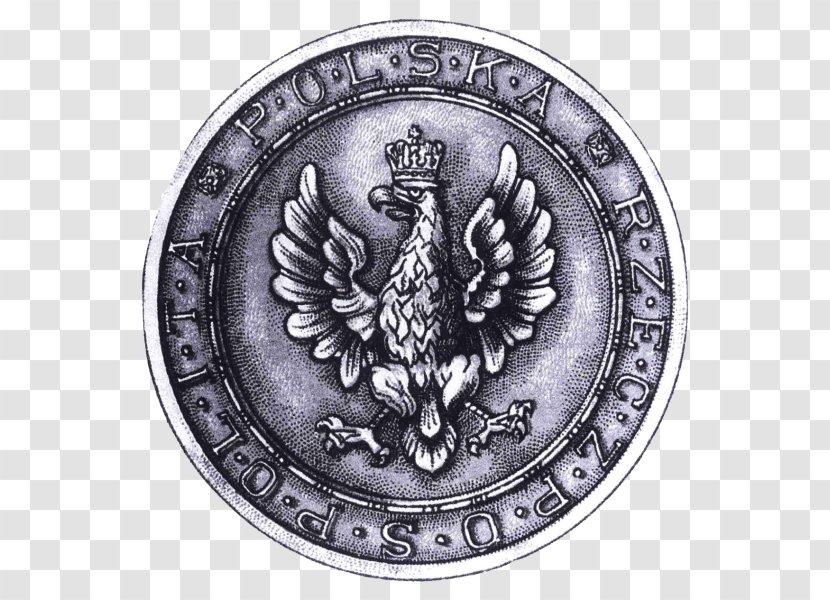 Second Polish Republic Coat Of Arms Poland Seal Pieczęć Rzeczypospolitej Polskiej - Rzeczpospolita Polska Transparent PNG