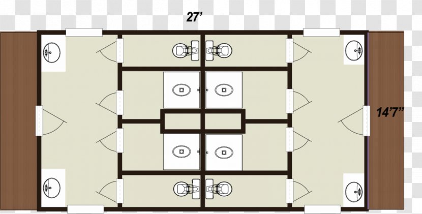 House Plan Floor Campsite - Electronic Filter Transparent PNG