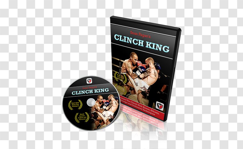 Clinch Fighting Muay Thai Knee Boxing Combat - Silhouette Transparent PNG
