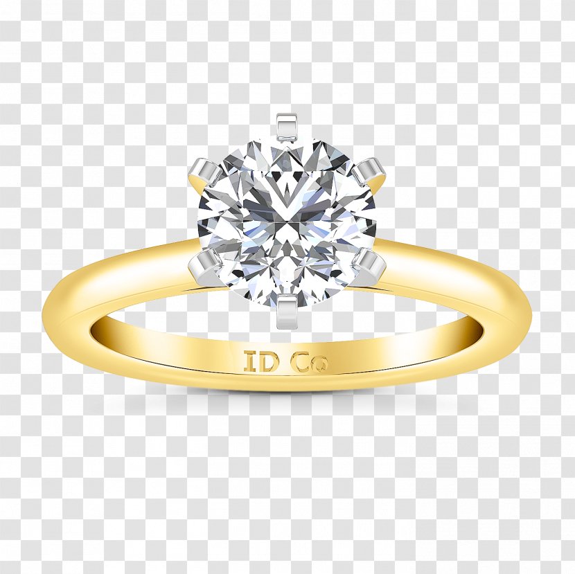 Engagement Ring Diamond Cut Solitaire - Princess Transparent PNG