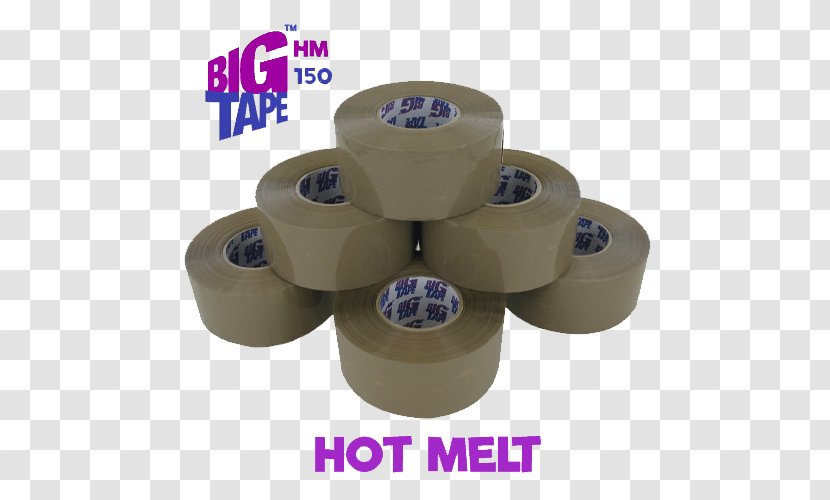 Adhesive Tape Hot-melt Box-sealing Polypropylene - Natural Rubber - Hotmelt Transparent PNG