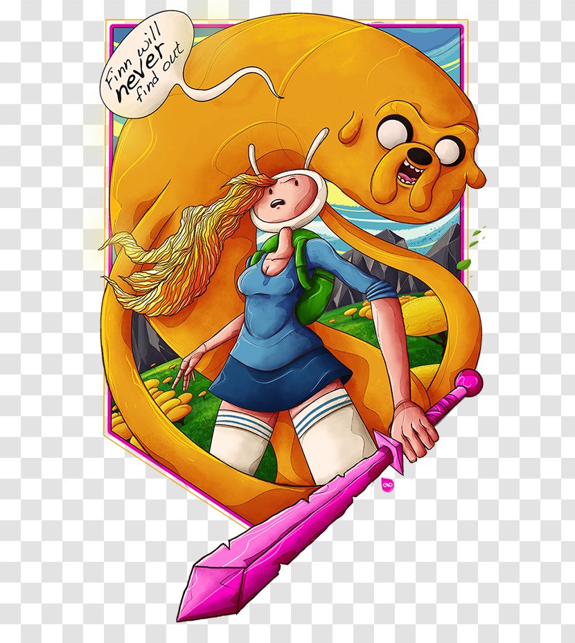 Illustrator Fionna And Cake Art - Flower - Cartoon Transparent PNG