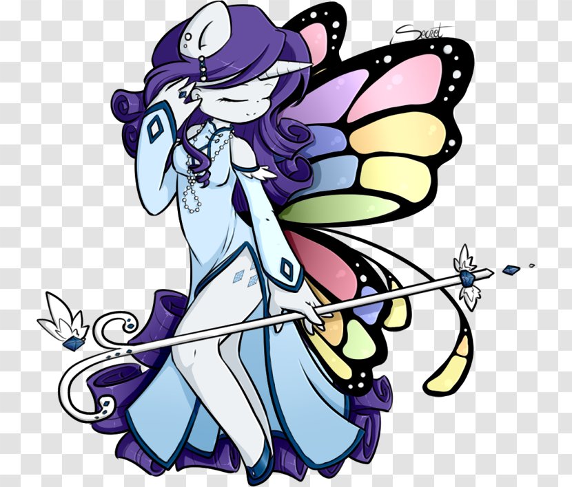 My Little Pony Rarity Fluttershy Generosity - Purple - Unicorn LASHES Transparent PNG