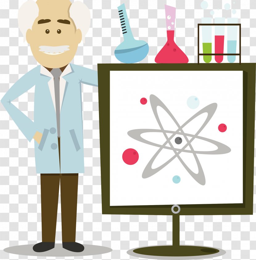 Chemistry Scientist Laboratory Experiment - Molecule Transparent PNG