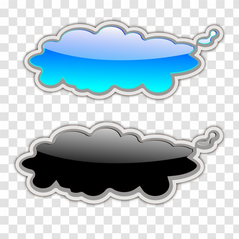 Clip Art Vector Graphics Openclipart - Aqua - Cloud Transparent PNG