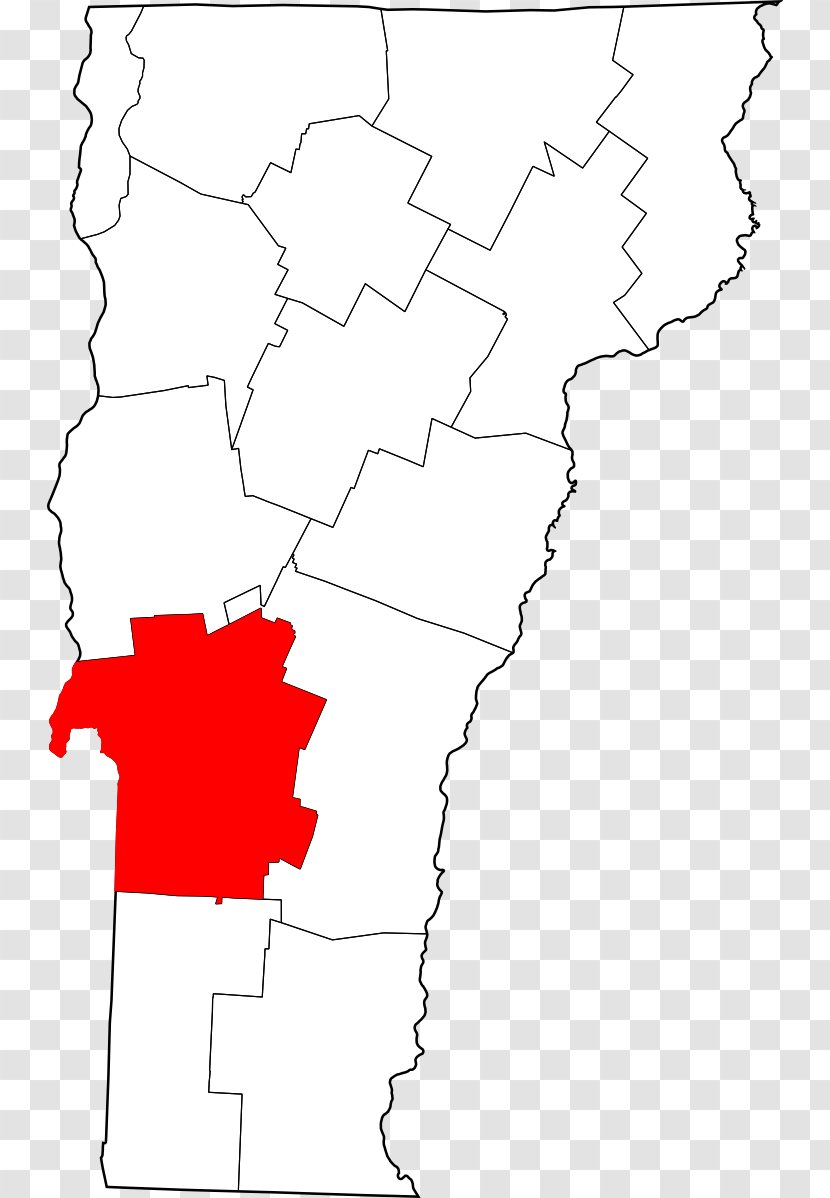 Rutland City Bennington County, Vermont Addison Hubbardton - Map Transparent PNG