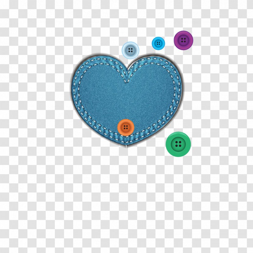 Button Download - Aqua - Abstract Heart-shaped Pattern Graphic Buttons Transparent PNG