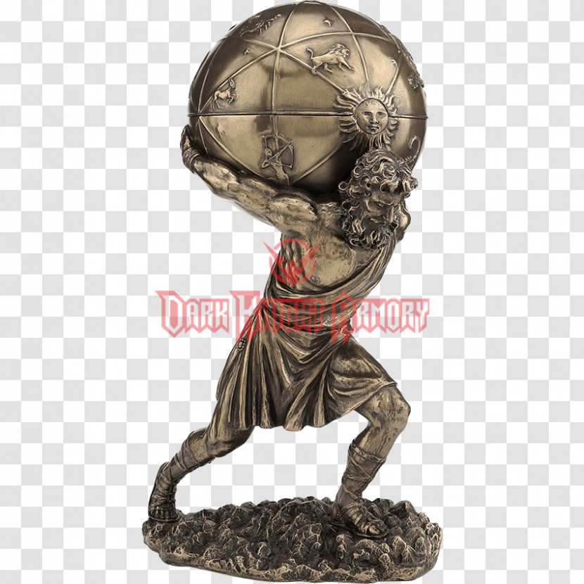 Atlas Greek Mythology Titan Giftbox.bg Online Shop For Souvenirs And Gifts Statue - Iapetus - Bronze Transparent PNG