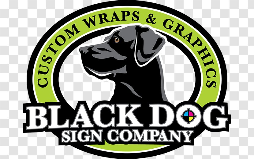 Labrador Retriever Logo Label Decal Black Dog Sign Company - Design Transparent PNG