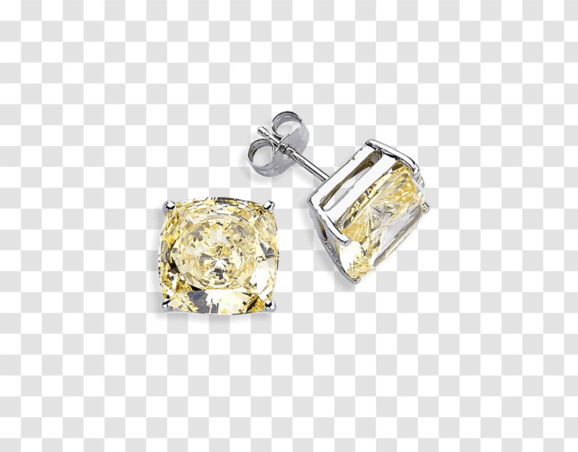 Earring Cubic Zirconia Diamond Carat Jewellery - Big Stud Earrings For Men Transparent PNG
