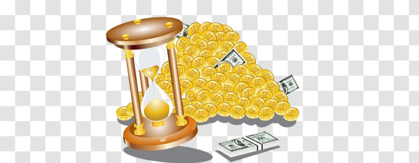Hourglass - Yellow - Money Transparent PNG