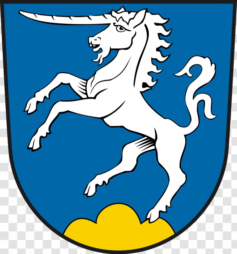 Fichtel Mountains Arzberg Waldenfels Bad Alexandersbad Coat Of Arms - Artwork - Unicorn Transparent PNG