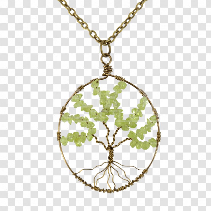 Locket Necklace Body Jewellery Tree Of Life - Leaf Transparent PNG
