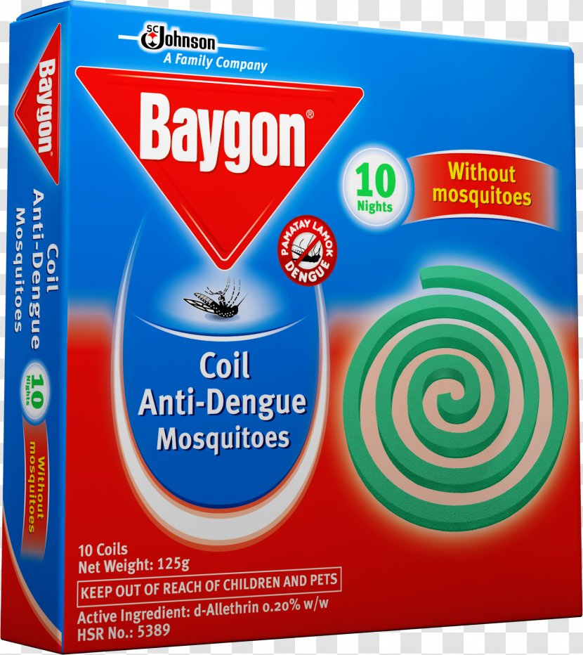 Mosquito Coil Insecticide Cockroach Baygon - Elevenia Transparent PNG
