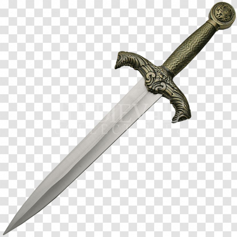 Knife Middle Ages King Arthur Dagger Claymore - Combat Transparent PNG