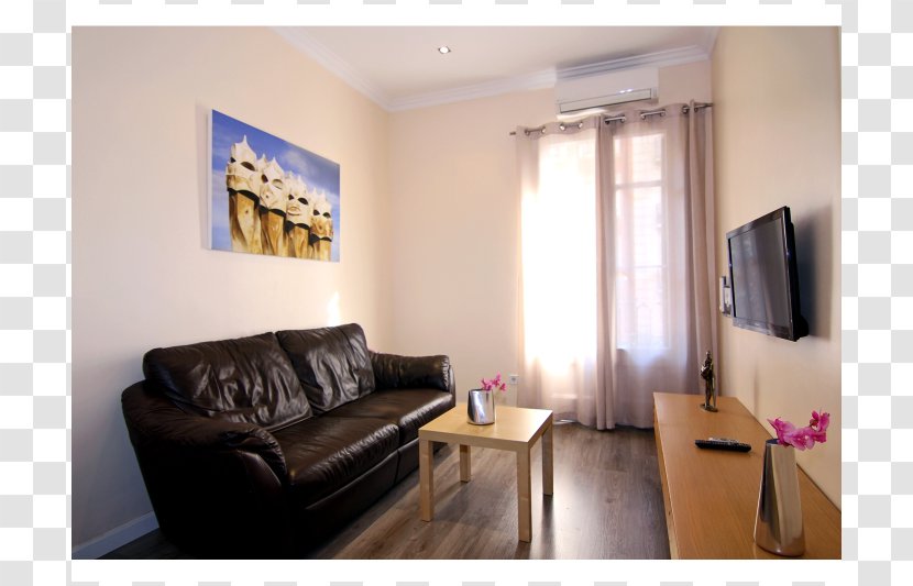 Living Room Apartment Interior Design Services Property - Barcelona City Transparent PNG