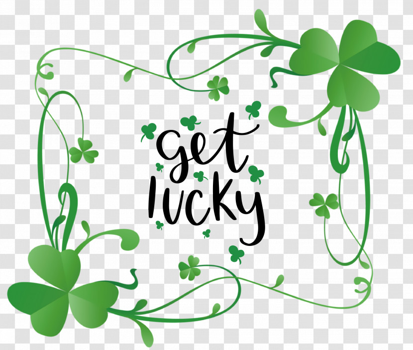 Get Lucky Saint Patrick Patricks Day Transparent PNG